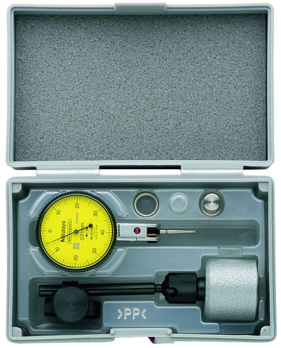 Juego Comparador métrico de palpador oscilante 0.8 mm con soporte magnético