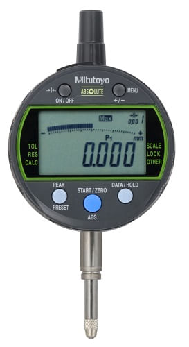 Indicador digital, retención de picos ID-C 12.7 mm, 0.001 mm, placa trasera con lengüeta
