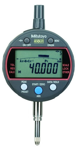 Indicador digital ID-C 12.7 mm, 0.001 mm, Parte posterior plana
