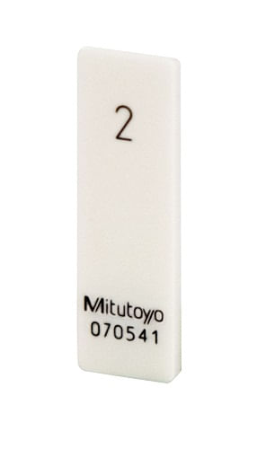 Bloque patrón, métrico, certificado de inspección. ISO, Grado 0, Cerámica, 1,05mm
