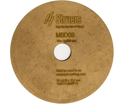 Disco de corte de diamante M1D08, 76 mm (3) diámetro x 0.15 mm x 12.7 mm diámetro