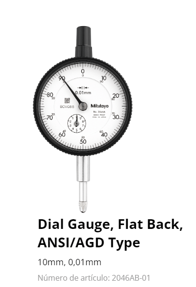 ANSI/AGD TYPE DG 0.01-10MM, 2046AB-01