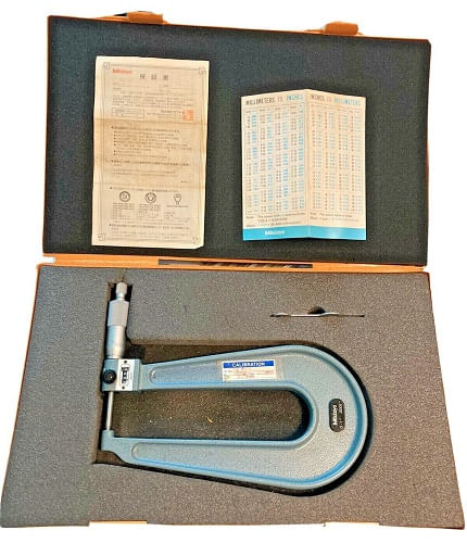 MICROMETRO PARA ESPESPESOR DE LAMINA 0-1"
