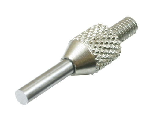 Contactos de rosca métrica D=1 mm, 10 mm de longitud, carburo, métrico