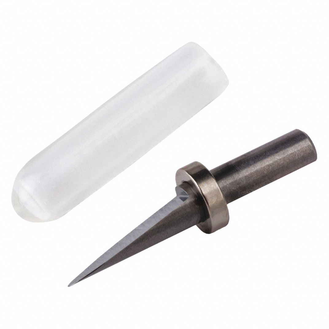 SPH 61 Palpador biselado por un lado con longitud 12 mm, radio de 25 um