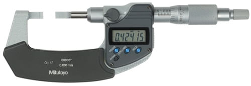 Micrómetro Digimatic contactos de cuchilla 0-1"/0-25MM