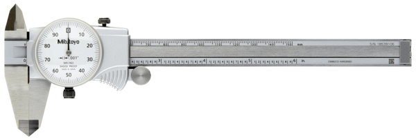 CALIBRADOR CARATULA 6", ±0,001", Sin salida de datos