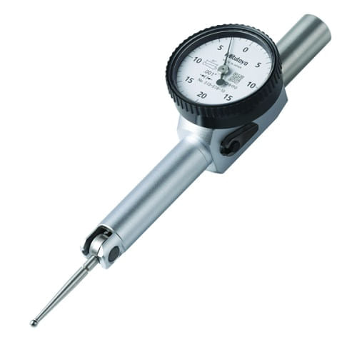 Indicador de prueba de carátula, tipo bolsillo 0.04", 0.001", D= 4/9, 52mm Vástago, con Soporte