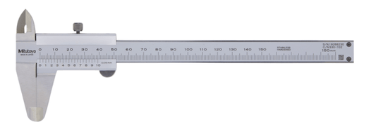 CALIBRADOR VERNIER 150MM, ±0,05 mm, Sin salida de datos