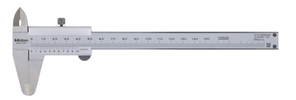 CALIBRADOR VERNIER 150MM, ±0,05 mm, Sin salida de datos