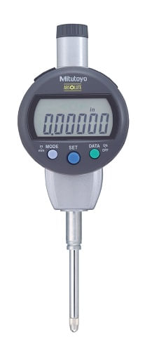 Indicador ABSOLUTE Digimatic ID-C, con salida de datos SPC, parte trasera plana 1 in / 25.4 mm, 0.00005 in / 0.001 mm