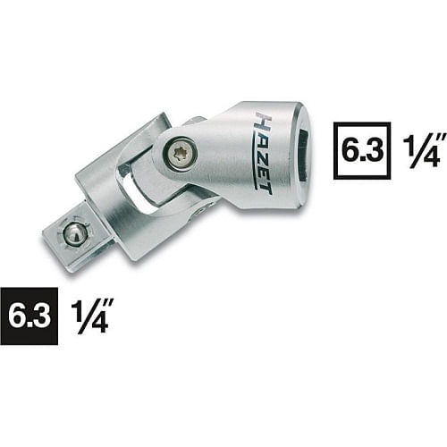 Articulación universal Hinox de acero inoxidable, 6,3 mm (1/4 pulgadas)