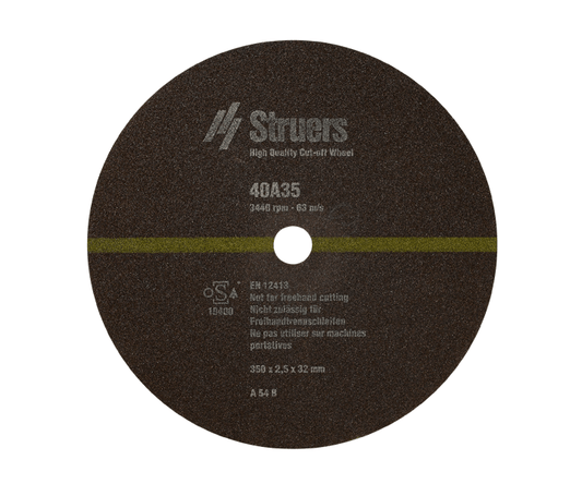 Disco de Corte 40A35, 350 mm dia. x2.5mmx32mm dia. 10 pcs